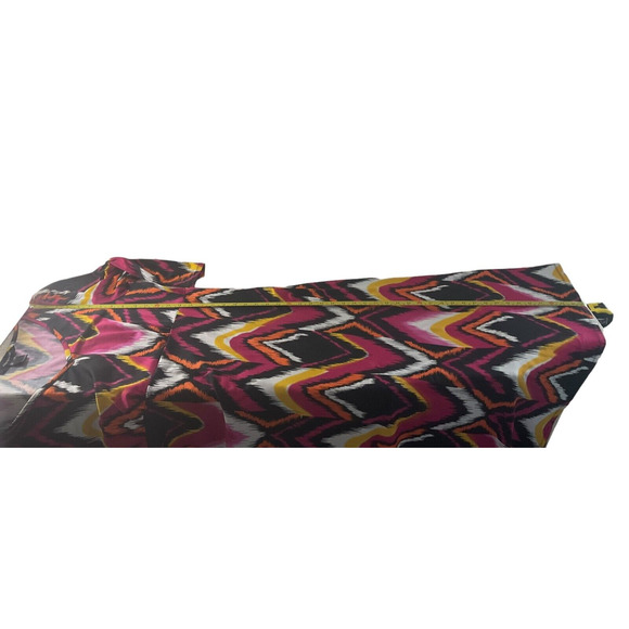 Ashley Stewart Maxi Dress 2X Multicolor Abstract Pattern Empire Waist 3/4 Sleeve - Picture 7 of 13